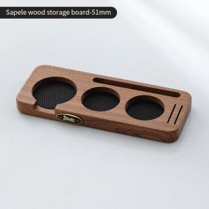 BINCOO ชุดอุปกรณ์บอร์ดเก็บข้อมูลกาแฟวอลนัทฐานที่อัดกาแฟกล่องแยกเก็บนมผง