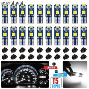 ZZ🔥🔥🔥 20ชิ้น12โวลต์แคนบัส T5 58 74 286 W1.2W 3030แอลอีดี3SMD ลิ่มไฟ LED แผงหน้าปัดรถยนต์แผงหน้าปัดรถยนต์