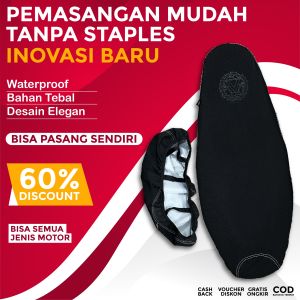 Sarung Jok Motor Amplas Calidus / Cover Jok Motor Langsung Pakai Kreket Javastore