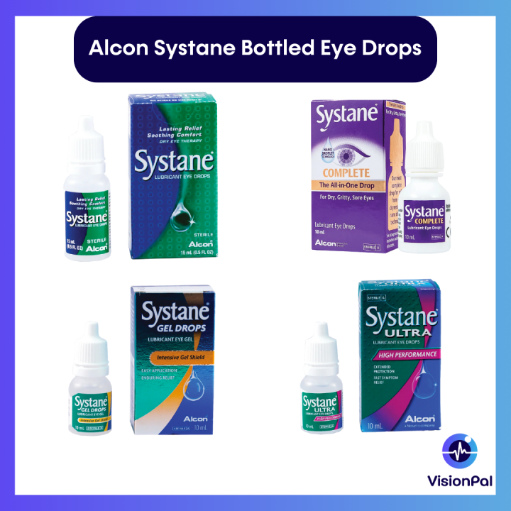 Systane Multidose Bottled Eye Drops (Lubricant | Complete | Gel | Ultra ...