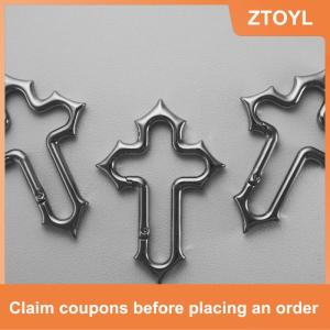【ZTOYL】 Hợp kim kẽm túi quyến rũ nữ trang Keychain chéo Carabiner Keychain Cắm Trại Đi Bộ Đường Dài leo núi ngoài trời eo Mặt dây chuyền phụ kiện Quà Tặng