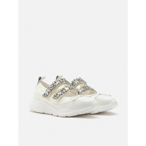 PAZZION 858-1 Renae Diamante Embellished Bow Sneakers