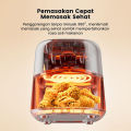 SAMONO Mini Air Fryer 2.4 Liter Low Watt Mesin Penggorengan Tanpa Minyak Garansi Resmi 1 Tahun SW-AFG24. 