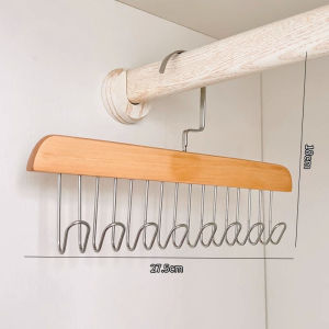 ไม้แขวนเสื้อ ไม้แขวนเสื้ออเนกประสงค์ ม้แขวน8ตะขอ หมุนได้ 360 องศา แข็งแรง ประหยัดพื้นที่