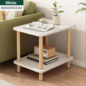 Simple sofa side table living room modern corner coffee table bedroom small bedside table bookcase