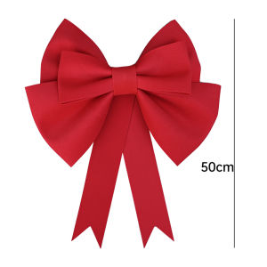 【Hibeautylife】Big Bow Diy Material Eva Christmas Tree Decorations Wedding Party Festivity Wall Outdoor Decoration for Home Front Door Decor