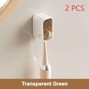 Bathroom Toothbrush Storage Holder Traceless Wall-Mounted Punch-Free Toothbrush Rack Dustproof Electric Toothbrush Holder