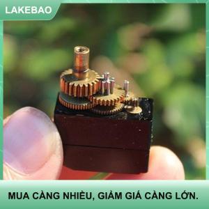 【LAKEBAO】 Hộp số động cơ micro mini M10 DC 3V-6V bộ điều khiển hướng bằng kim loại 12g xoay 360 độ