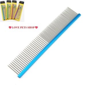 Lược chải lông gỡ rối lông siêu nhẹ bằng thép không gỉ cao cấp Hateli (mẫu mới) - Love Pets Shop