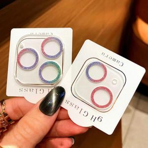 Full Coverage Glitter Diamond Camera Ring Lens Transparent Diamond Full Cover Protector Film For iPhone14PRO iPhone14 Plus 14Pro 14Pro Max 13 13 mini iPhone 12 12 mini iPhone 12 Pro Max Tempered Glass for iPhone 13 Pro Lens Film