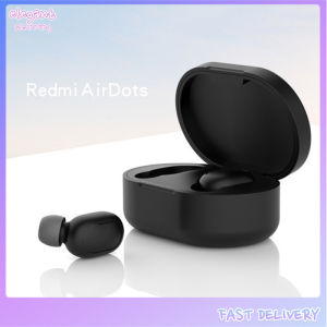 elegantstunning Silicone Protective Cover Earphone Case for Xiaomi Redmi Airdot TWS Bluetooth Earphone Fashion Version Wireless
