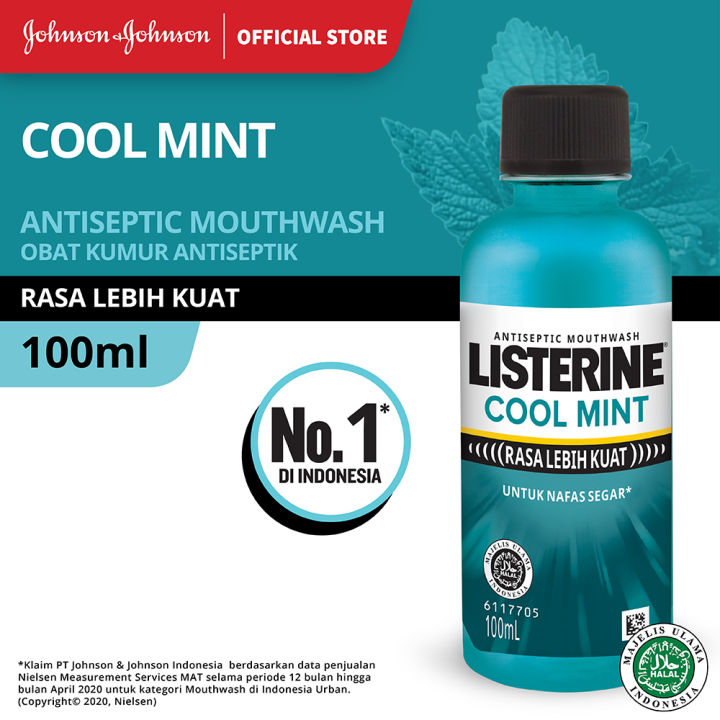 Listerine Cool Mint Mouthwash / Obat Kumur 100 ml
