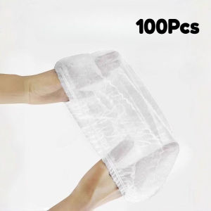 Keranixy Disposable Broom Dust Cover Non-Woven Fabric Elastic Sleeve Floor Hair Cleaning Anti-Static Durable Household