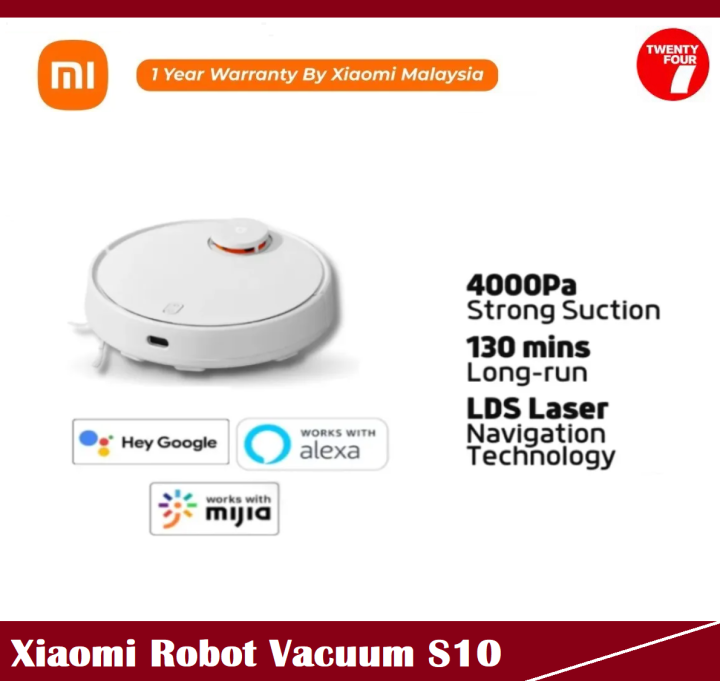 Mi Xiaomi Robot Vacuum S10 (model : B106GL) | 2 in 1 Mopping System ...