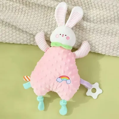 【WERSLNG】 หมอนตุ๊กตานุ่มนิ่มสำหรับทารก ตุ๊กตากอดผ้านุ่มอุ่น หมอนกันสะดุ้ง ของเล่นเสริมพัฒนาการเด็กแรกเกิด ช่วยให้นอนหลับสบาย รู้สึกปลอดภัย