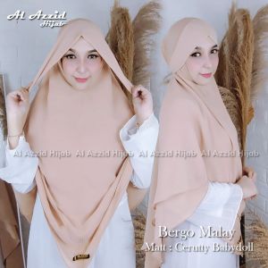 Harga Promo Hijab 2 Layer Hijab Malay 2 Layer Kerudung Instan Hijab Bergo Malay Jumbo Hijab Syari Jumbo Kerudung Jumbo XXL Bisa COD