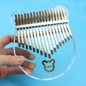 Amazthing Acrylic 17 keys Transparent Kalimba Thumb Piano 拇指琴