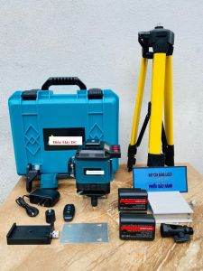 Máy cân mực Laser MAKITA 12 tia xanh cao cấp+có đồng hồ hiện thị dung lượng pin