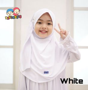Zaara Hjab - JIlbab anak Instan Bahan Jersey  SIZE M usia 3-5 tahun| JIlbab Sekolah Anak TK | Kerudung Sekolah | Pasmina Instan By Raggakids