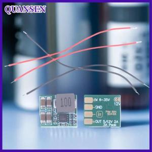 QUANSEN สำหรับ RC FPV โดรนแข่งขันไมโครโมดูลควบคุมแรงดันไฟฟ้า2-8S เอาต์พุต5V 12V 6V-35V อินพุตโหมดสเต็ปดาวน์
