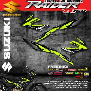 SUZUKI RAIDER 150 FI #6 R150 FI DECALS STICKER WITH FREEBIES