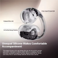 Shokz OpenDots ONE E310 titanium ring ear clip Bluetooth sports headset 6.5g, AI intelligent identification, super battery life support fast charging support wireless charging, IP54 protection waterproof and dustproof, dual-device connection.. 
