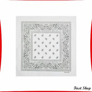 First ผ้าโผกหัว ผ้าพันคอ ผ้าเช็ดหน้าวินเทจ square towel