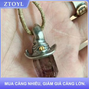 【ZTOYL】 Phù thủy hat pha lê mặt dây chuyền vòng cổ Niche thiết kế độc đáo đơn giản nghệ thuật cá tính thời trang cao ý nghĩa Mặt dây chuyền đồ trang sức vòng đeo tay