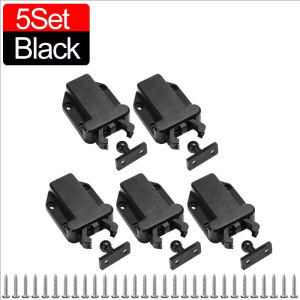 10Pcs Cabinet Suction Holder Plastic Spring Switch Press Type Cabinet Door Catch Self-Locking Push Latch