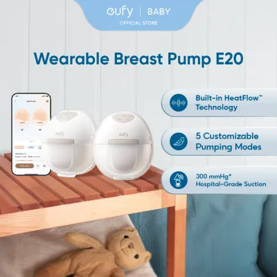 eufy Breast Pump E20 | 3 Heating Levels Small and Lightweight Leak-Proof