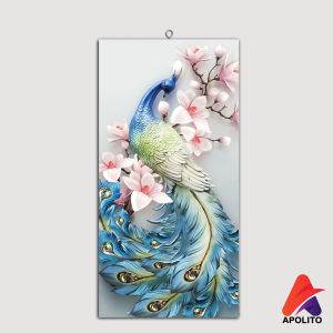 HIASAN DINDING BURUNG MERAK (15X30) KAMAR DEKORASI RUMAH WALL DECOR AESTHETIC DECOR KAMAR MERAK