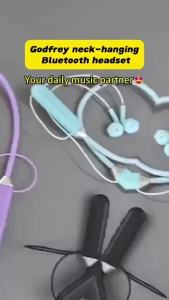 New Wireless For Neckband Earbuds Semi-In-Ear Design Ultra-Long Battery Life Powerful Bass Pigfly