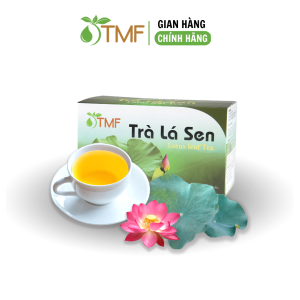 Trà Lá Sen Tâm Minh Foods dạng túi lọc hộp 20 gói giảm cân an thần ngủ ngon