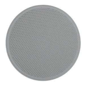 [Eqrbtl] Large Silicone Mat Coaster Heat Resistant Placemat Honeycomb Nonslip Pot Holder Table Mat Round Cup Mat Kitchen Accessories