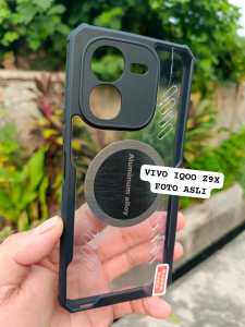 Case Vivo Iqoo Z9 / Z9X Silikon Armor Cooliing Fan Wirelees Charger Gaming Soft Casing Handphone