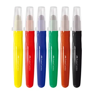 (NEW) Faber-Castell Little Creatives Easy Grasp Bulb/Finger Crayons - Preschool colouring products