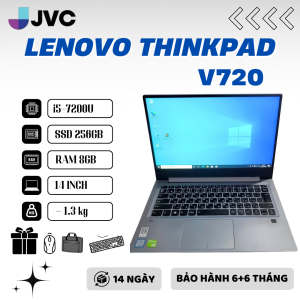 Laptop Giá Rẻ LENOVO THINKPAD V720 i5 – 7200U| RAM 8GB| SSD 256GB| 14.0 FHD| CARD ON Pin 90%