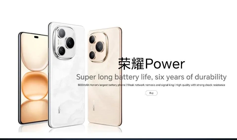 Honor Power 5G Mobile Phone inches AMOLED 120Hz Snapdragon