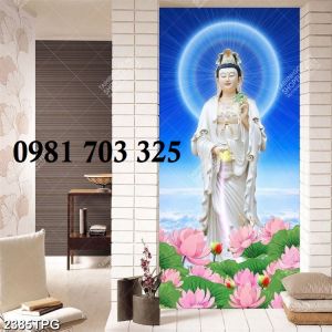 Gạch tranh 3D Phật giáo