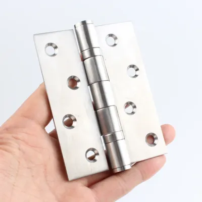 Bản lề lá inox 304 cao cấp dày 15mm dài 100mm sử dụng lắp đặt cho các loại cửa gỗ nhôm và sắt