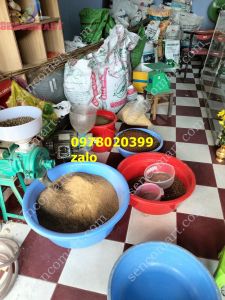 Máy xay bột ngô  lúa làm thức ăn cho các loại gia cầm