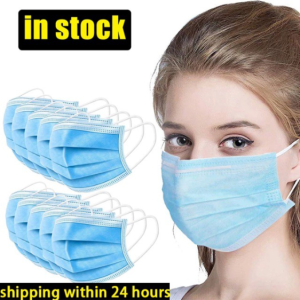 [ ONE STEP ] Morandi 3ply Mask Earloop Adult 🖤Black inner White  Mask / 4ply FULL Black Face Mask 50pcs With box