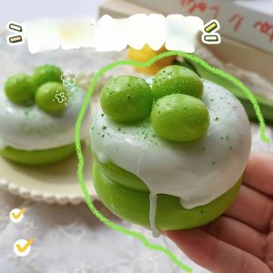 PRETTY Cute Cake Soufflé Squeeze Toy Mango Green grapes Cake Chocolate Squeeze Toy Squishy Simulation Design Slow Rebound Toy Kid Gifts