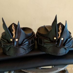 Topi Blangkon Jawara Sunda Kulit Asli Original Garut