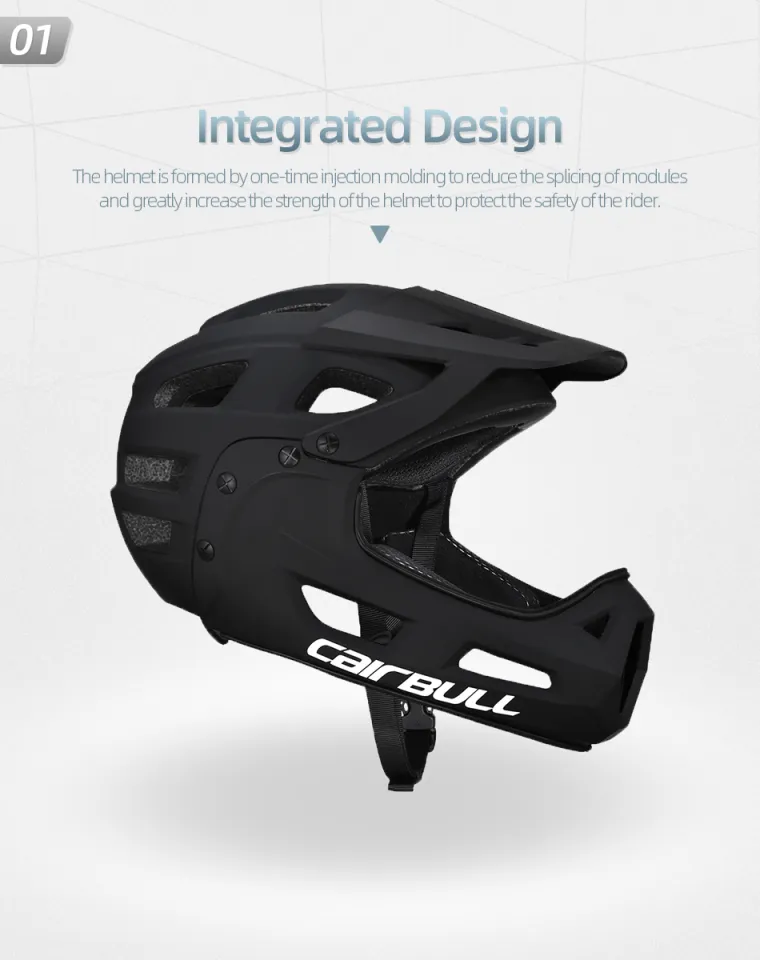 Cairbull Down hill Full Face Helmet Off-road Bike Helmet In-mold