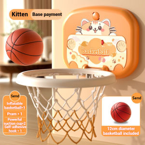 【IMOMOTO BABY】Cartoon Dog Basketball Rack Portable Basketball Hoop Home Basketball Set For Kids