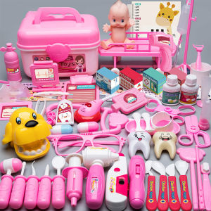 W21Children Doctor Play Set Simulation Nurse Toy Doctor Accessories for Kids Home Play Toys Doctor Set Toy Gift for Kids Boys Girls