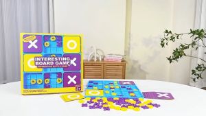 Kids Developmental Educational Toy Improved Board XO Tic-Tac-Toe Game Puzzle Toy