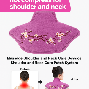 Electric Heating Pad for Neck and Shoulder Pain Relief Portable Cervical Spine Warmer for Muscle Stiffness Stress
