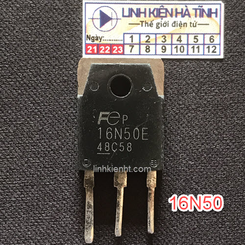 Linh kiện Mosfet 16N50E 16N50 kênh N 16A 500V tháo máy-AF5